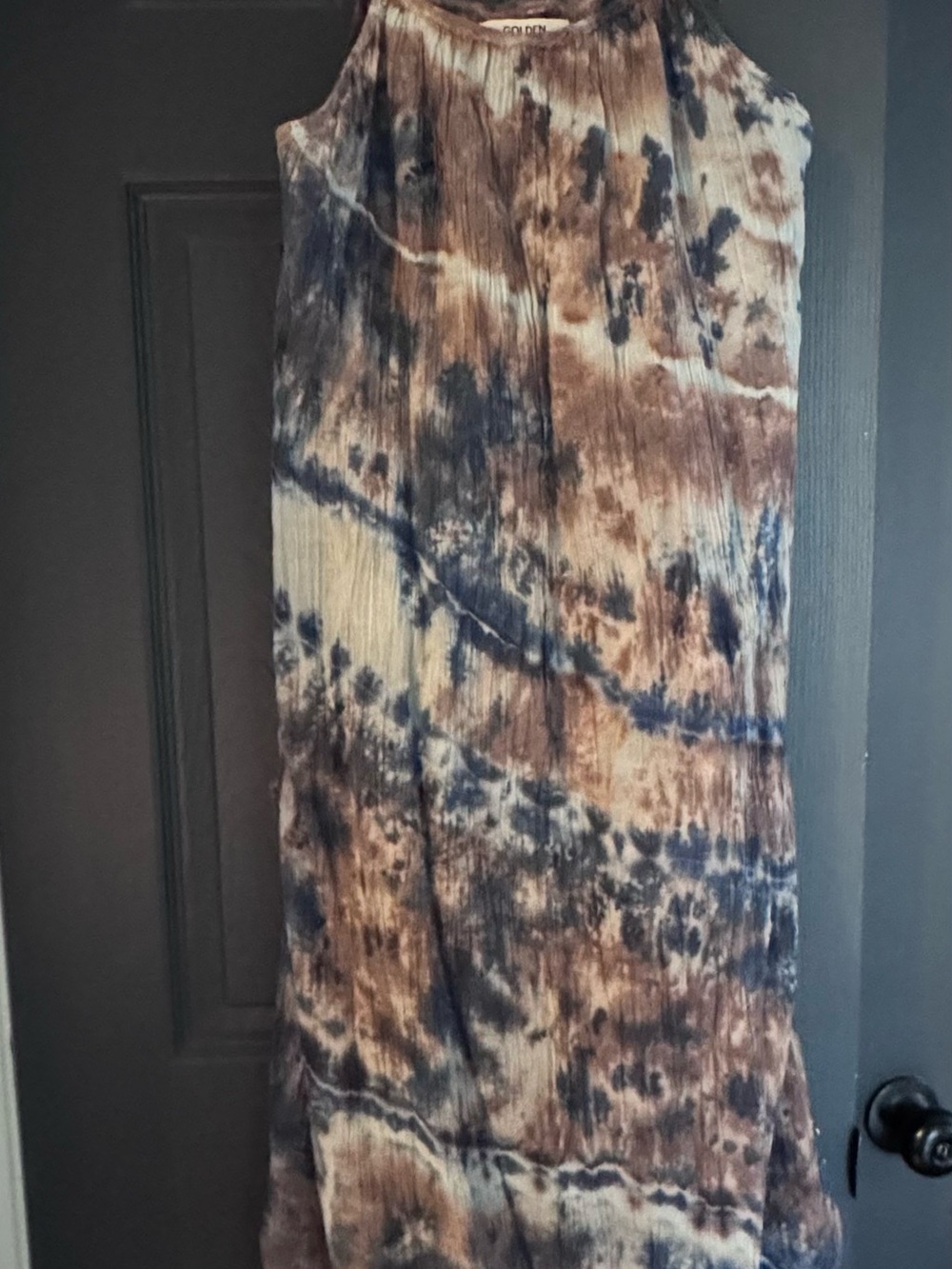 GOLDEN by TNA Washed Brown & Charcoal Top
